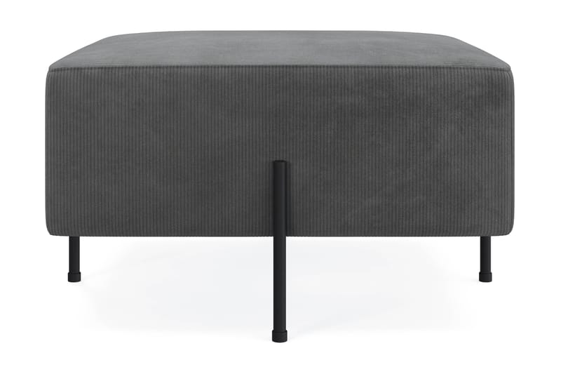 Menard Compact Sittpuff 70 cm Kvadratisk, Grå