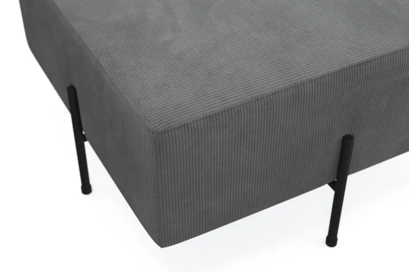 Menard Compact Sittpuff 70 cm Kvadratisk - Grå - Möbler - Stolar & fåtöljer - Pall & puff - Sittpuff