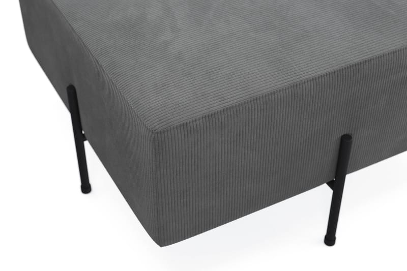Menard Compact Sittpuff 70 cm Kvadratisk - Grå - Möbler - Stolar & fåtöljer - Pall & puff - Sittpuff