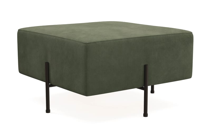 Menard Compact Sittpuff 70 cm Kvadratisk - Grön - Möbler - Stolar & fåtöljer - Pall & puff - Sittpuff