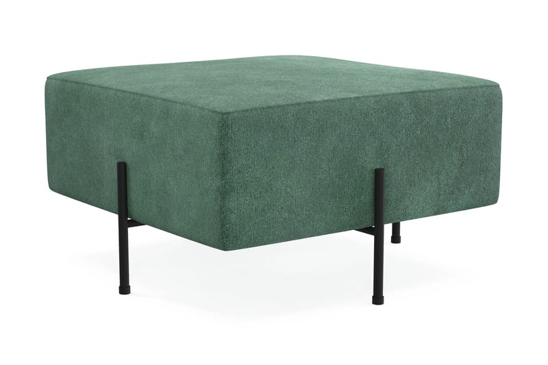 Menard Compact Sittpuff 70 cm Kvadratisk - Grön - Möbler - Stolar & fåtöljer - Pall & puff - Sittpuff