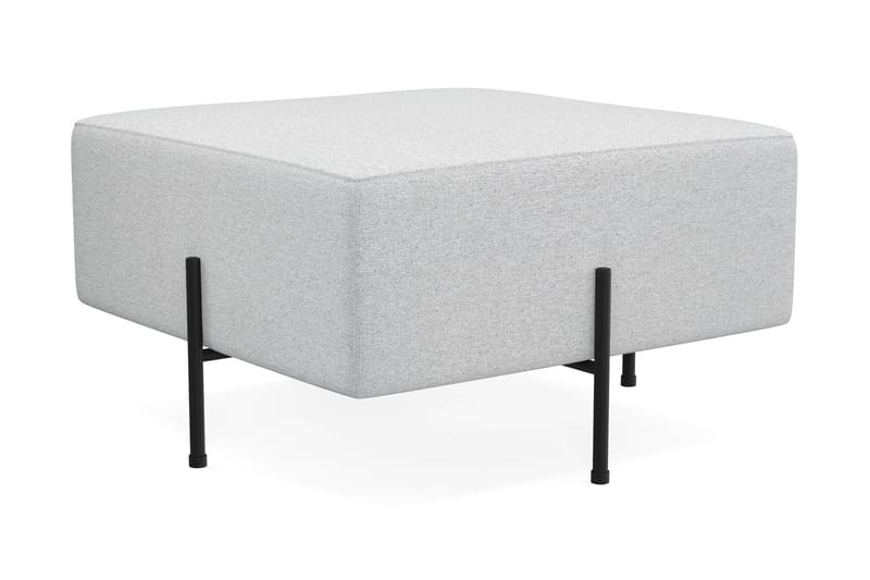 Menard Compact Sittpuff 70 cm Kvadratisk - Ljusgrå - Möbler - Stolar & fåtöljer - Pall & puff - Sittpuff