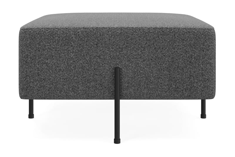 Menard Compact Sittpuff 70 cm Kvadratisk - Mörkgrå - Möbler - Stolar & fåtöljer - Pall & puff - Sittpuff