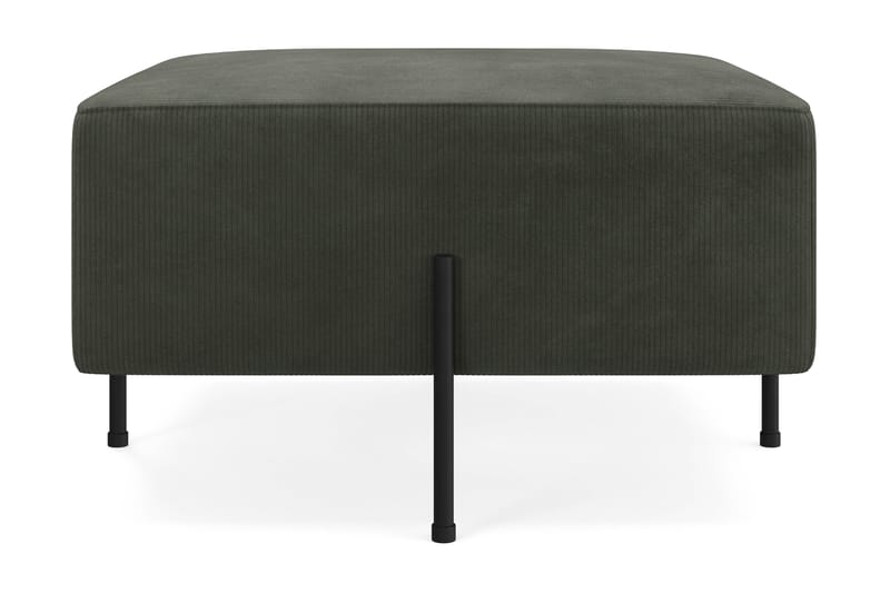 Menard Compact Sittpuff 70 cm Kvadratisk - Mörkgrön - Möbler - Stolar & fåtöljer - Pall & puff - Sittpuff