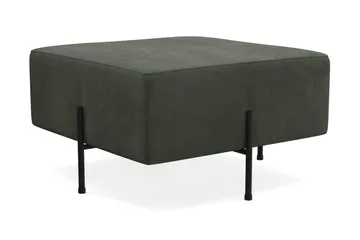 Menard Compact Sittpuff 70 cm Kvadratisk - Mörkgrön - Möbler - Stolar & fåtöljer - Pall & puff - Sittpuff