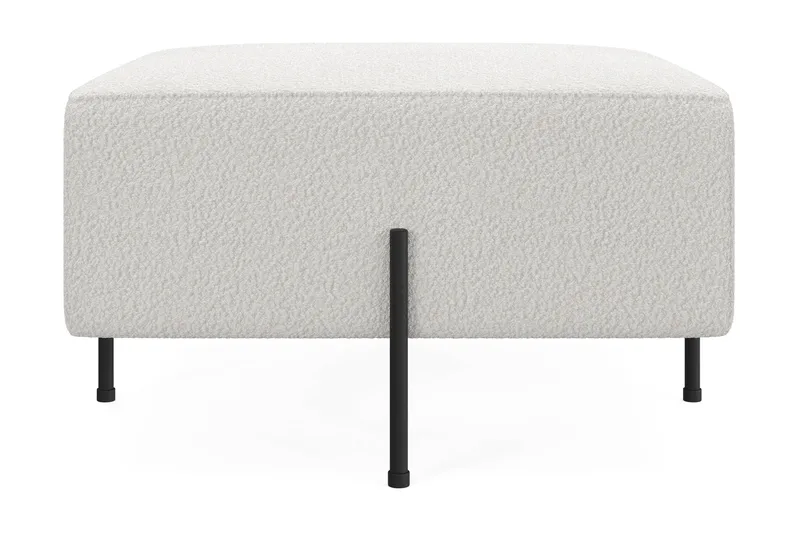 Menard Compact Sittpuff 70 cm Kvadratisk - Vit - Möbler - Stolar & fåtöljer - Pall & puff - Sittpuff