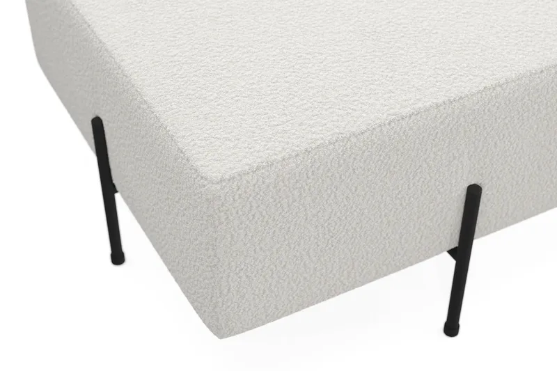 Menard Compact Sittpuff 70 cm Kvadratisk - Vit - Möbler - Stolar & fåtöljer - Pall & puff - Sittpuff