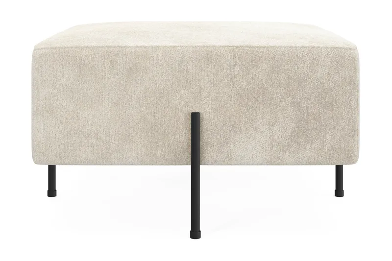 Menard Compact Sittpuff 70 cm Kvadratisk - Vit - Möbler - Stolar & fåtöljer - Pall & puff - Sittpuff