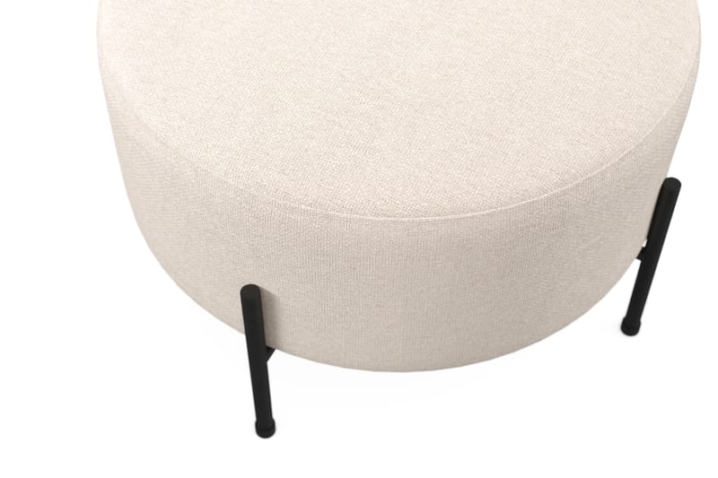 Menard Compact Sittpuff Rund 60 cm - Beige - Möbler - Stolar & fåtöljer - Pall & puff - Sittpuff