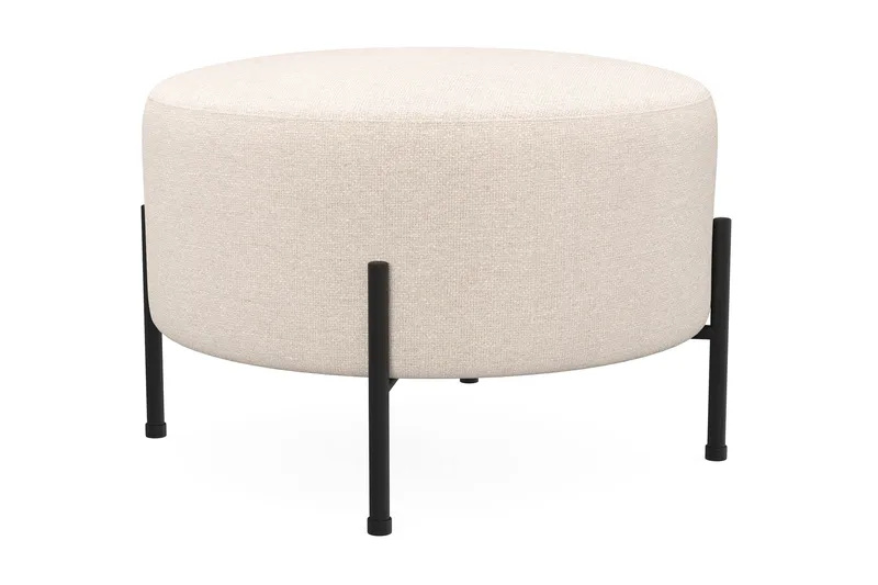 Menard Compact Sittpuff Rund 60 cm - Beige - Möbler - Stolar & fåtöljer - Pall & puff - Sittpuff