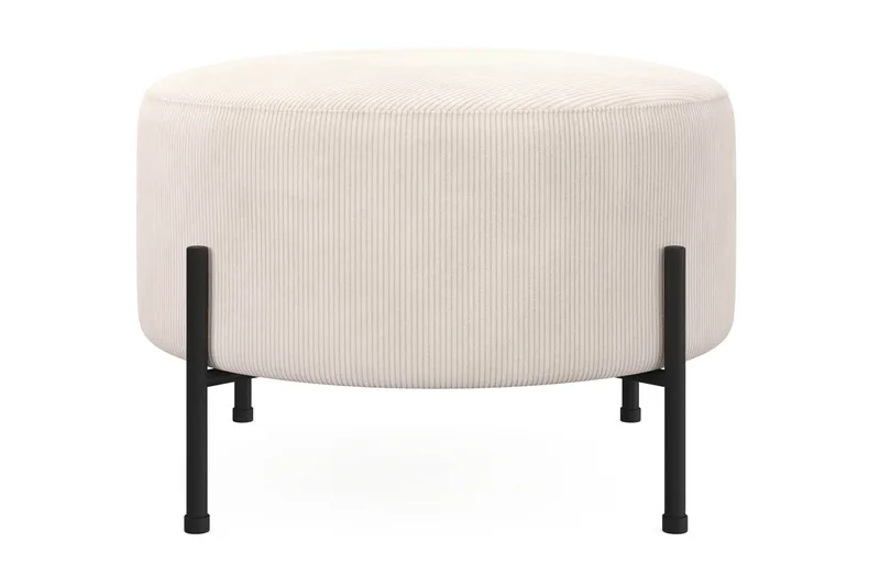 Menard Compact Sittpuff Rund 60 cm - Beige - Möbler - Stolar & fåtöljer - Pall & puff - Sittpuff