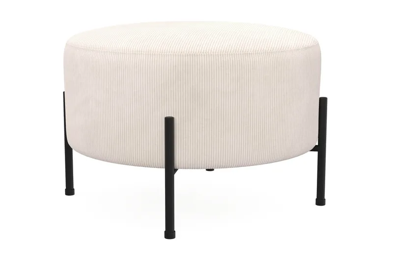 Menard Compact Sittpuff Rund 60 cm - Beige - Möbler - Stolar & fåtöljer - Pall & puff - Sittpuff