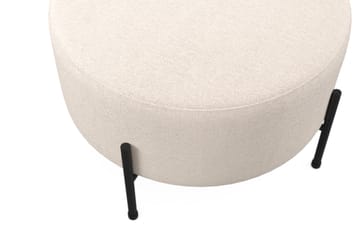 Menard Compact Sittpuff Rund 60 cm - Beige - Möbler - Stolar & fåtöljer - Pall & puff - Sittpuff