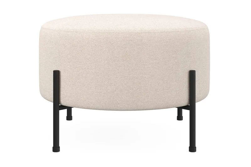 Menard Compact Sittpuff Rund 60 cm - Beige - Möbler - Stolar & fåtöljer - Pall & puff - Sittpuff