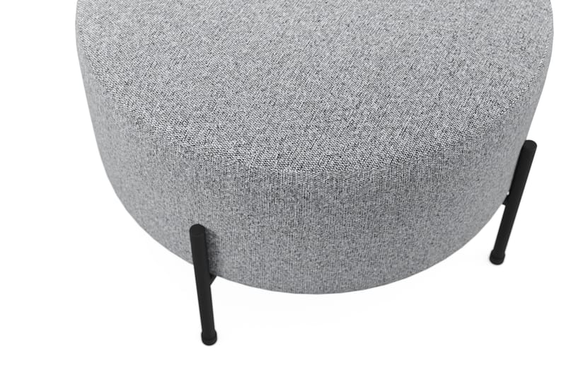 Menard Compact Sittpuff Rund 60 cm - Grå - Möbler - Stolar & fåtöljer - Pall & puff - Sittpuff