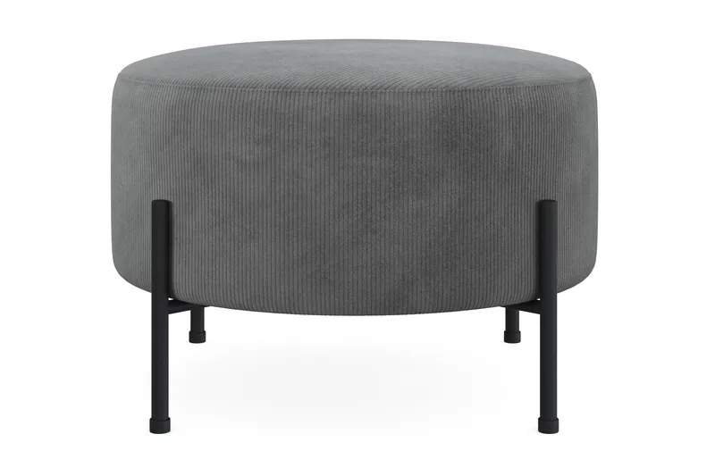 Menard Compact Sittpuff Rund 60 cm - Grå - M öbler - Stolar & fåtöljer - Pall & puff - Sittpuff