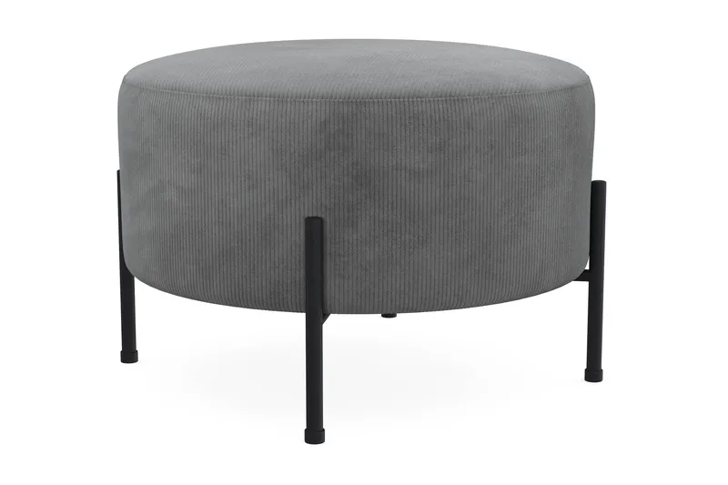 Menard Compact Sittpuff Rund 60 cm - Grå - Möbler - Stolar & fåtöljer - Pall & puff - Sittpuff