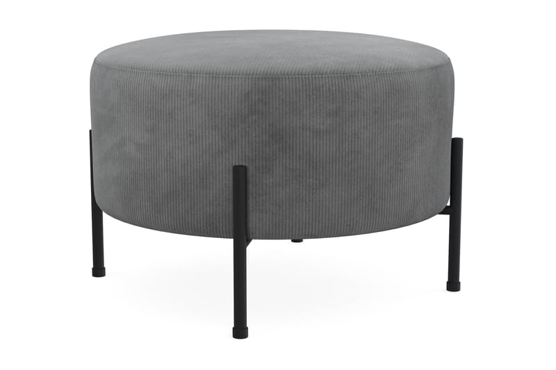 Menard Compact Sittpuff Rund 60 cm - Grå - Möbler - Stolar & fåtöljer - Pall & puff - Sittpuff