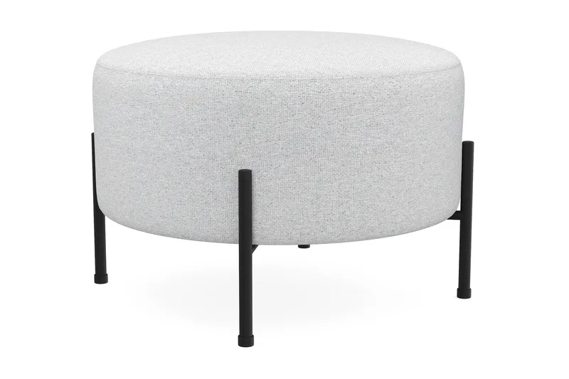 Menard Compact Sittpuff Rund 60 cm - Ljusgrå - Möbler - Stolar & fåtöljer - Pall & puff - Sittpuff