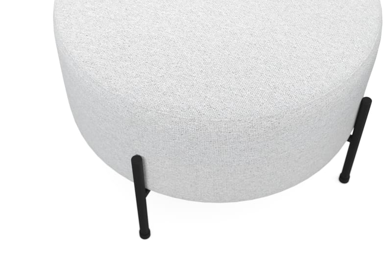 Menard Compact Sittpuff Rund 60 cm - Ljusgrå - Möbler - Stolar & fåtöljer - Pall & puff - Sittpuff