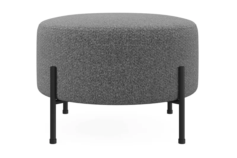 Menard Compact Sittpuff Rund 60 cm - Mörkgrå - Möbler - Stolar & fåtöljer - Pall & puff - Sittpuff