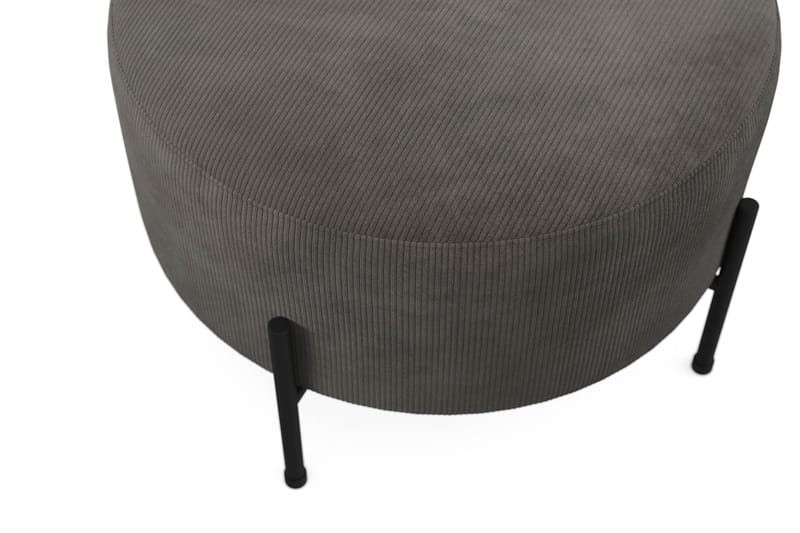 Menard Compact Sittpuff Rund 60 cm - Mörkgrå - Möbler - Stolar & fåtöljer - Pall & puff - Sittpuff