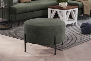 Menard Compact Sittpuff Rund 60 cm - Mörkgrön - Möbler - Stolar & fåtöljer - Pall & puff - Sittpuff