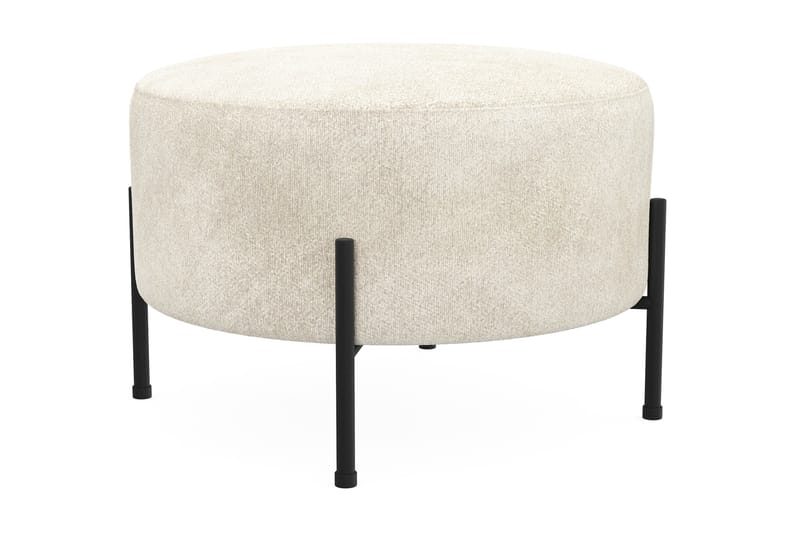 Menard Compact Sittpuff Rund 60 cm - Vit - Möbler - Stolar & fåtöljer - Pall & puff - Sittpuff