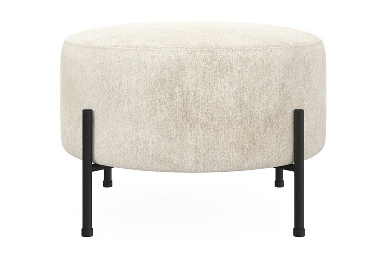 Menard Compact Sittpuff Rund 60 cm - Vit - Möbler - Stolar & fåtöljer - Pall & puff - Sittpuff