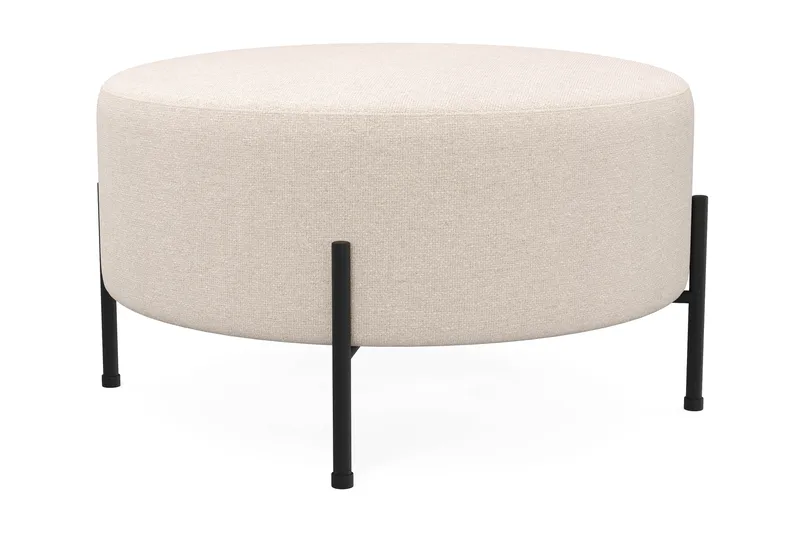 Menard Compact Sittpuff Rund 70 cm - Beige - Möbler - Stolar & fåtöljer - Pall & puff - Sittpuff