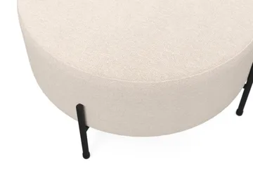 Menard Compact Sittpuff Rund 70 cm - Beige - Möbler - Stolar & fåtöljer - Pall & puff - Sittpuff