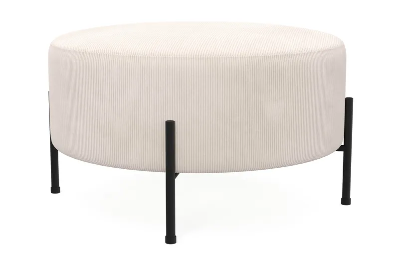 Menard Compact Sittpuff Rund 70 cm - Beige - Möbler - Stolar & fåtöljer - Pall & puff - Sittpuff