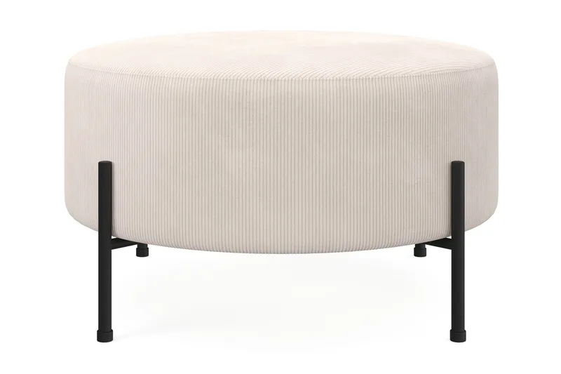 Menard Compact Sittpuff Rund 70 cm - Beige - Möbler - Stolar & fåtöljer - Pall & puff - Sittpuff