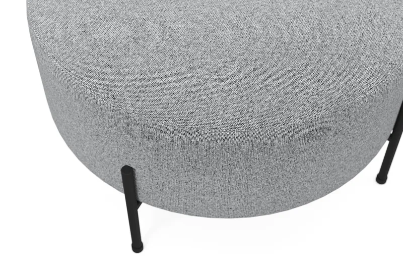 Menard Compact Sittpuff Rund 70 cm - Grå - Möbler - Stolar & fåtöljer - Pall & puff - Sittpuff