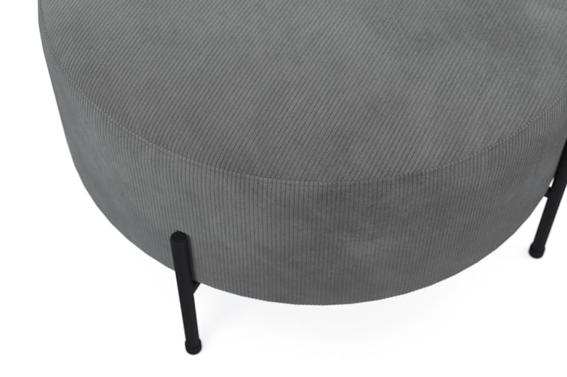 Menard Compact Sittpuff Rund 70 cm - Grå - Möbler - Stolar & fåtöljer - Pall & puff - Sittpuff