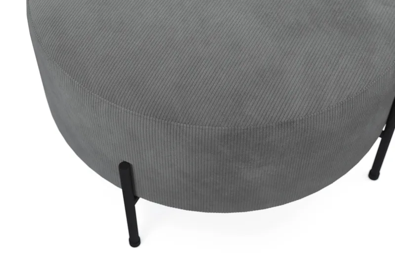 Menard Compact Sittpuff Rund 70 cm - Grå - Möbler - Stolar & fåtöljer - Pall & puff - Sittpuff