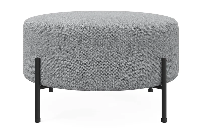 Menard Compact Sittpuff Rund 70 cm - Grå - Möbler - Stolar & fåtöljer - Pall & puff - Sittpuff
