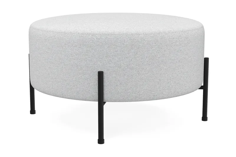 Menard Compact Sittpuff Rund 70 cm - Ljusgrå - Möbler - Stolar & fåtöljer - Pall & puff - Sittpuff