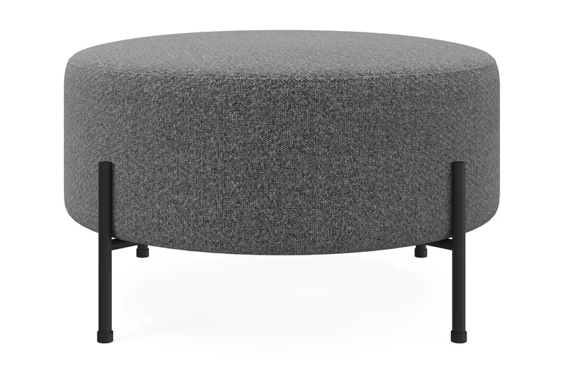 Menard Compact Sittpuff Rund 70 cm - Mörkgrå - Möbler - Stolar & fåtöljer - Pall & puff - Sittpuff