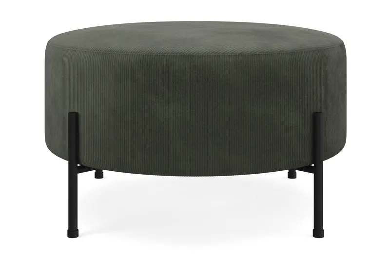 Menard Compact Sittpuff Rund 70 cm - Mörkgrön - Möbler - Stolar & fåtöljer - Pall & puff - Sittpuff