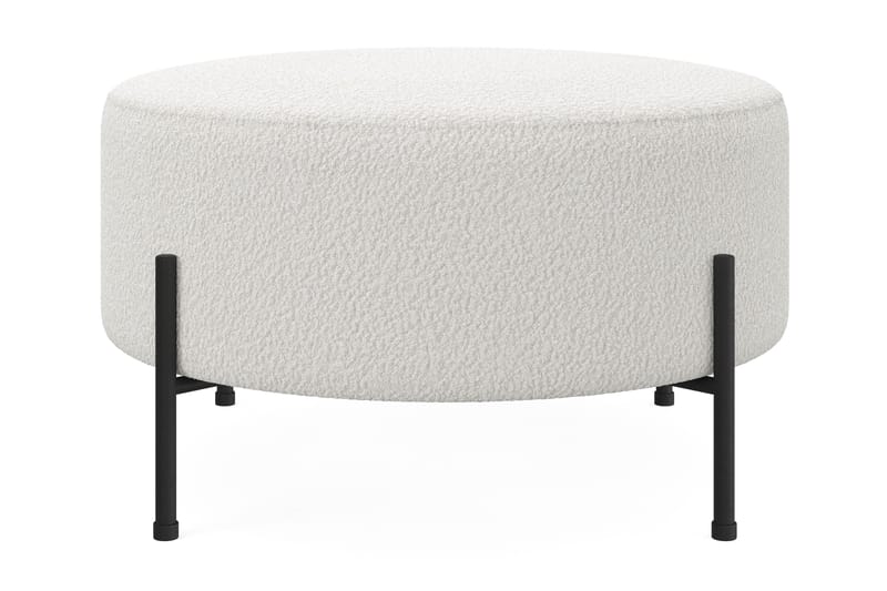 Menard Compact Sittpuff Rund 70 cm - Vit - Möbler - Stolar & fåtöljer - Pall & puff - Sittpuff