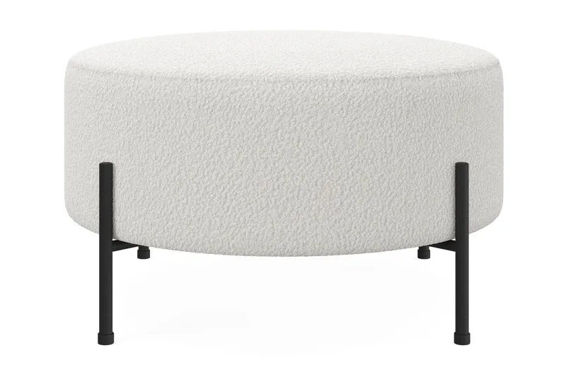 Menard Compact Sittpuff Rund 70 cm - Vit - Möbler - Stolar & fåtöljer - Pall & puff - Sittpuff
