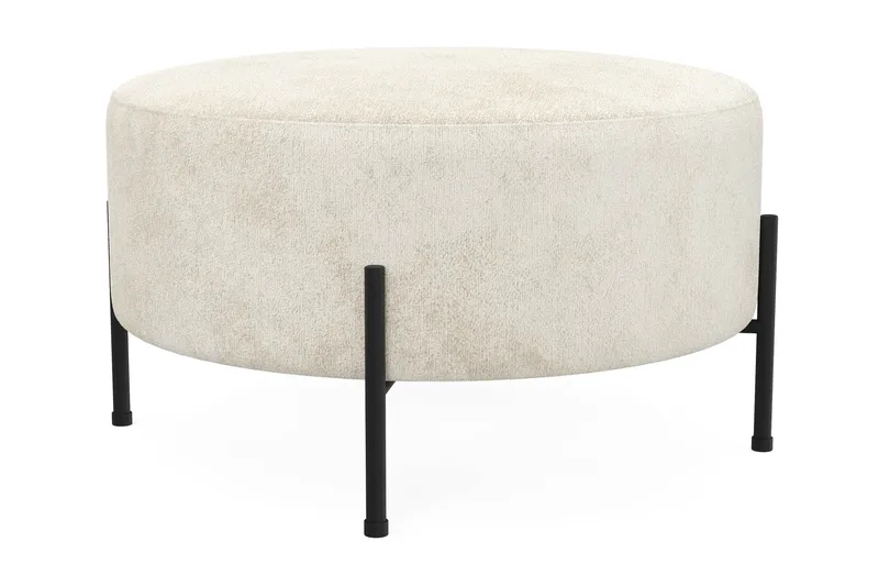 Menard Compact Sittpuff Rund 70 cm - Vit - Möbler - Stolar & fåtöljer - Pall & puff - Sittpuff