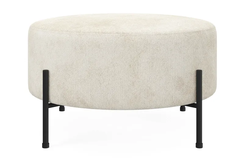 Menard Compact Sittpuff Rund 70 cm - Vit - Möbler - Stolar & fåtöljer - Pall & puff - Sittpuff