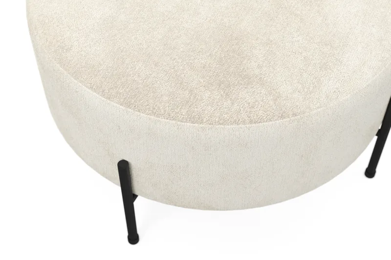 Menard Compact Sittpuff Rund 70 cm - Vit - Möbler - Stolar & fåtöljer - Pall & puff - Sittpuff