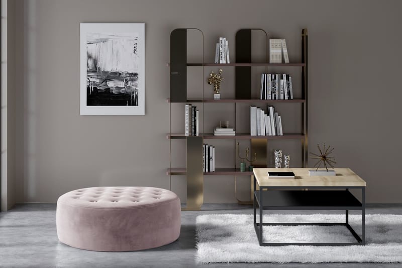 Montyda Sittpuff Rund - Rosa - Möbler - Stolar & fåtöljer - Pall & puff - Sittpuff