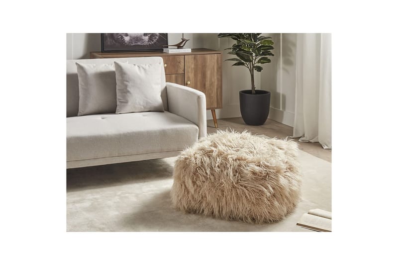Sittpuff Mukki Beige - Beige - Möbler - Stolar & fåtöljer - Pall & puff - Sittpuff