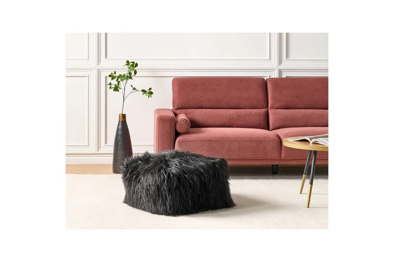 Sittpuff Mukki Svart - Svart - Möbler - Stolar & fåtöljer - Pall & puff - Sittpuff