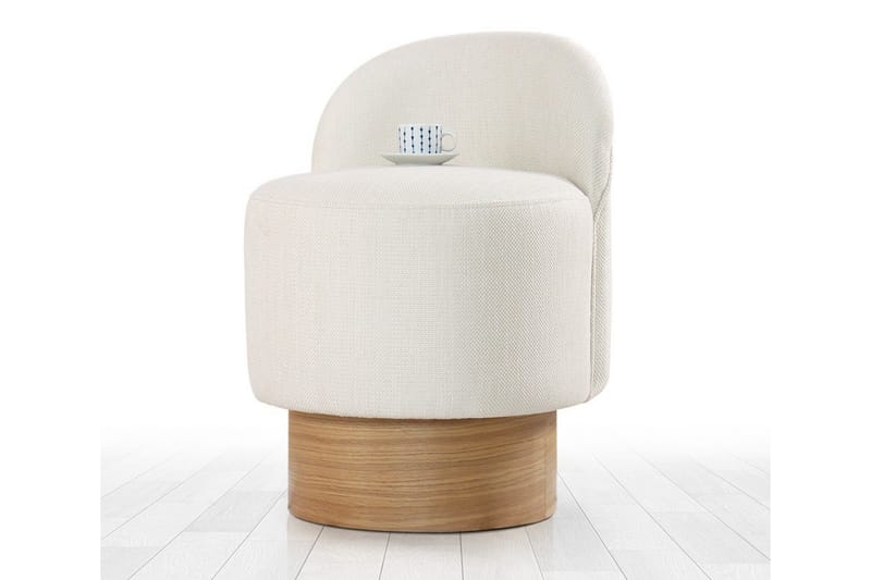 Muktan Sittpuff 47 cm - Cream - Möbler - Stolar & fåtöljer - Pall & puff - Sittpuff