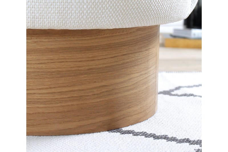 Muktan Sittpuff 47 cm - Cream - Möbler - Stolar & fåtöljer - Pall & puff - Sittpuff